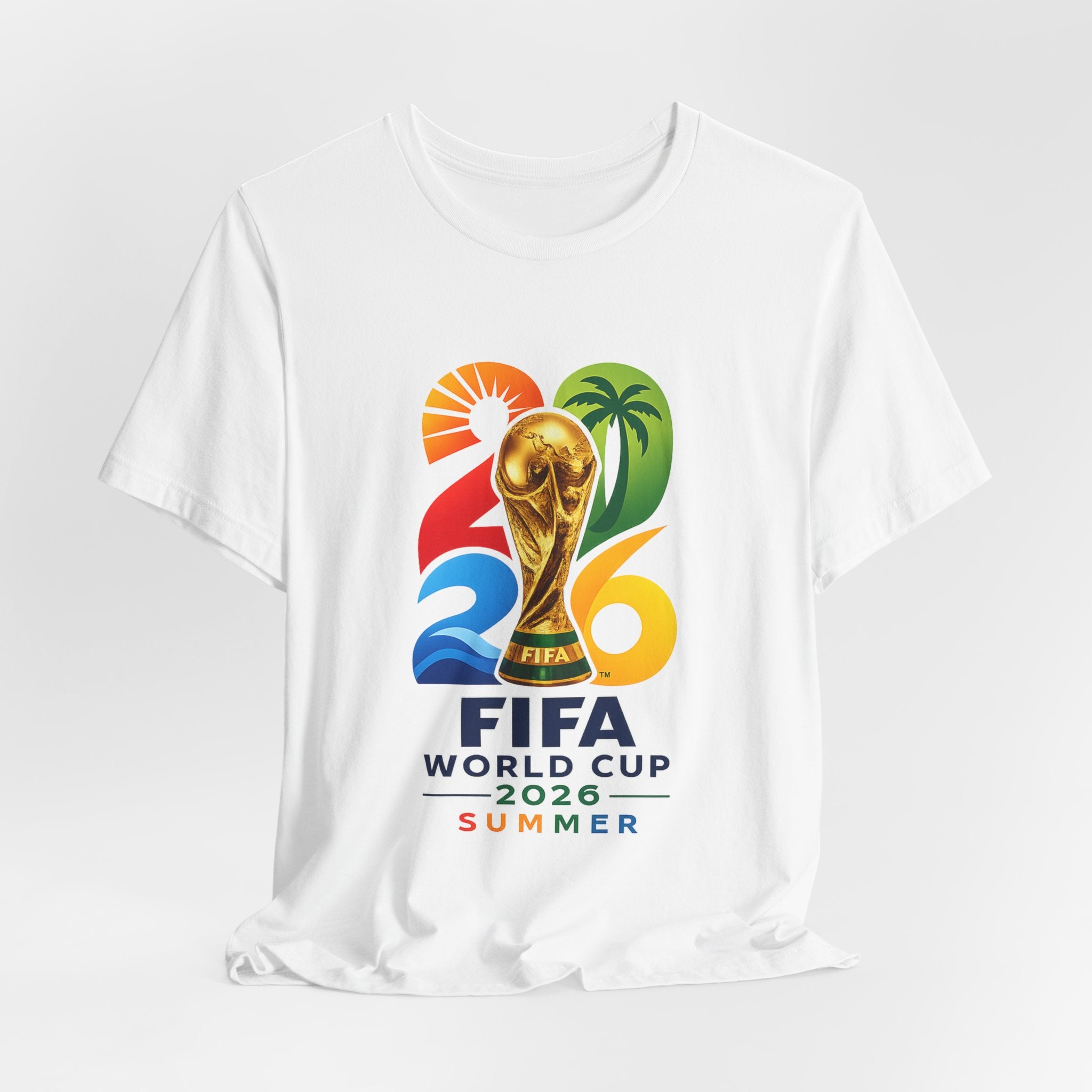 2026 FIFA World Cup Summer Tee — Official Trophy Graphic T-Shirt